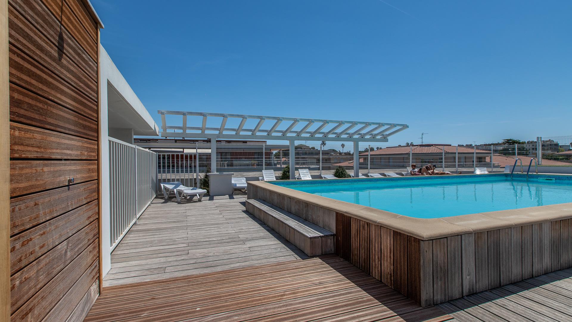 Vacanceole - Residence Le Crystal Кань-сюр-Мер Экстерьер фото