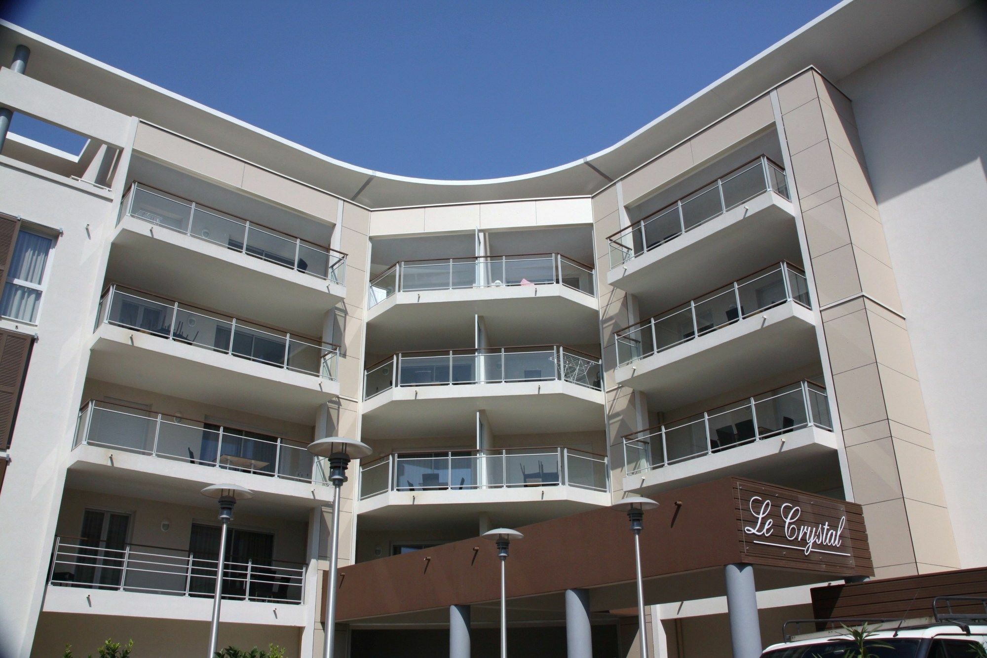 Vacanceole - Residence Le Crystal Кань-сюр-Мер Экстерьер фото